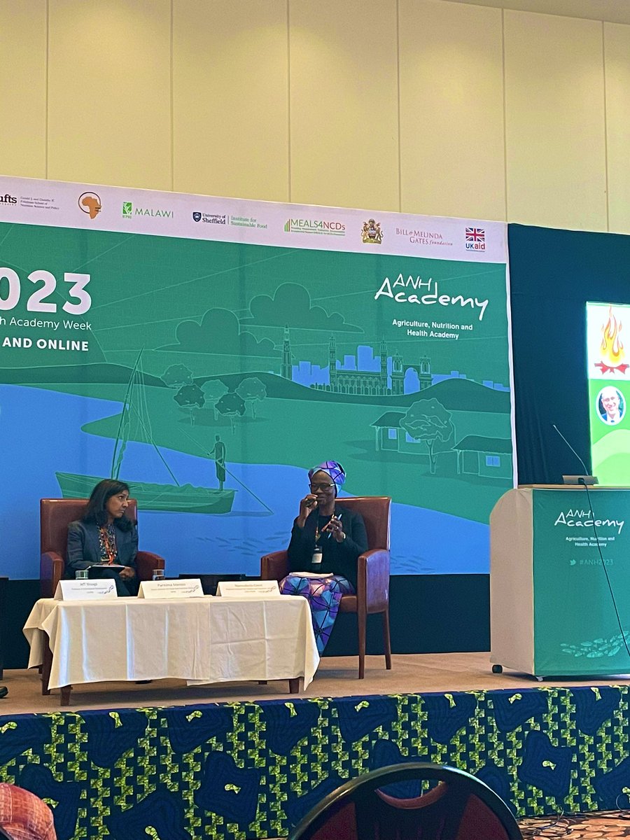Fireside chats session two with @CGIAR @PMenonIFPRI @NamukoloC @ANH_Academy #ANH2023 
Learning about the different units and initiatives that come together to address  the challenges in agriculture, nutrition and health.