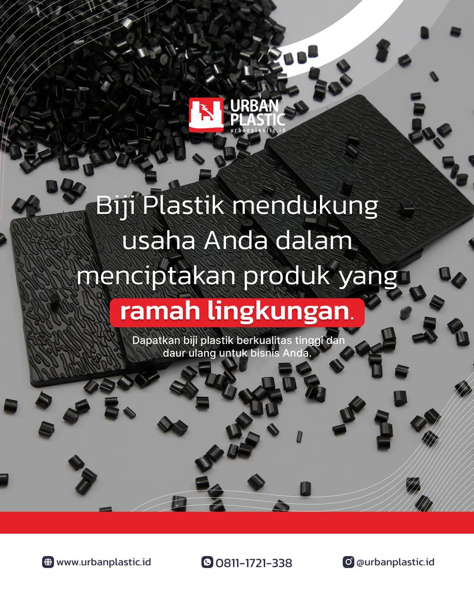 Urban Plastic, pilihan biji plastik terbaik untuk bisnis Anda. Dukung usaha Anda dengan menciptakan produk ramah lingkungan! #UrbanPlastic #BijiPlastik #DaurUlang #BisnisHijau