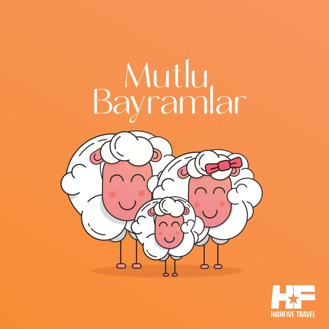 Aileniz ve sevdiklerinizle birlikte sağlıklı, mutlu ve huzurlu nice bayramlar geçirmeniz dileğiyle...  

#KurbanBayramı’nız kutlu olsun.