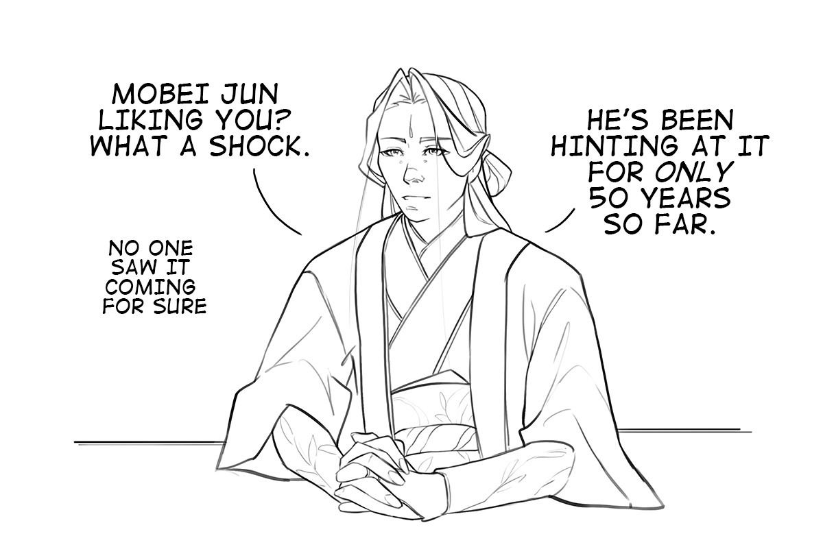 What it feels to draw a new chapter.
SQH: Can't you be at least a bit more supportive?
SQQ:
#moshang