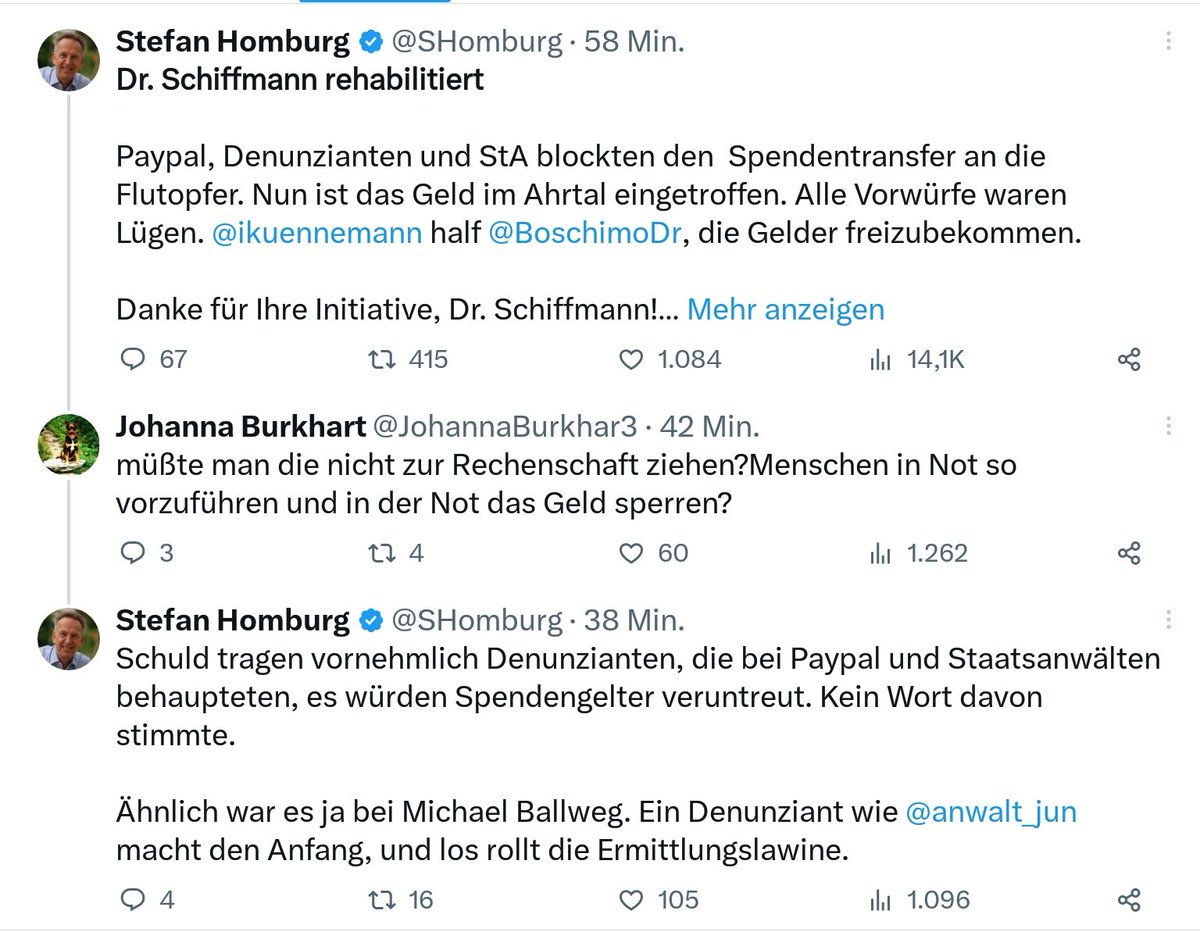 So kann man es auch machen, wenn sich einer beim Imagepolieren zu dumm anstellt, eine Spendenaktion korrekt durchzuführen: Man beschuldigt im Rundumschlag alle anderen einer Verschwörung 😂!
#Doofessor #Schiffmann