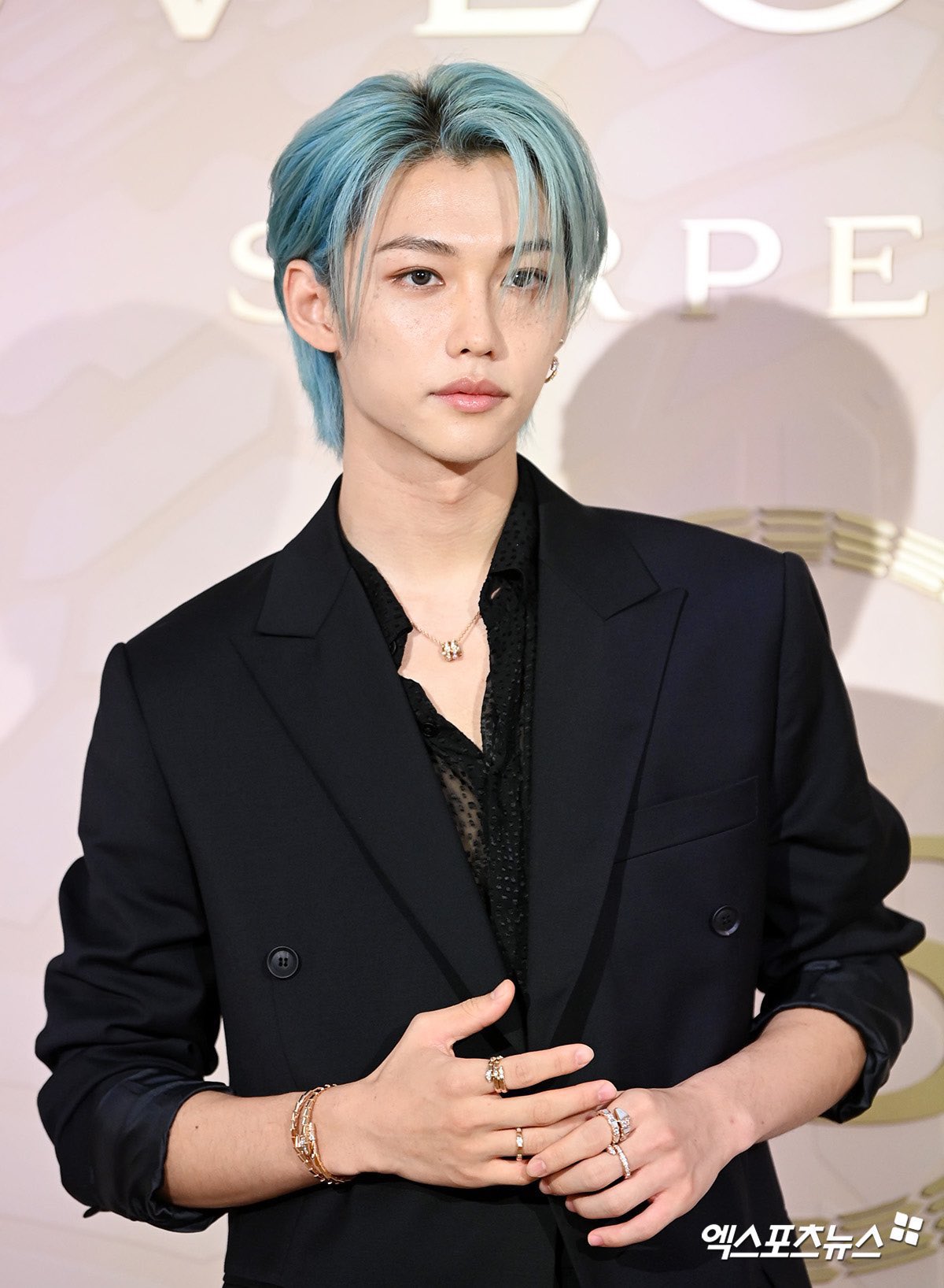 Viral Takes on X: Stray Kids' Felix photographed at the Bulgari Event in  Seoul today.  / X