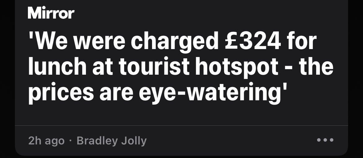 Were you given the menu?

Did the menu have prices?

Did you still order the calamari that is “the equivalent of £64”?

Well then don’t complain.