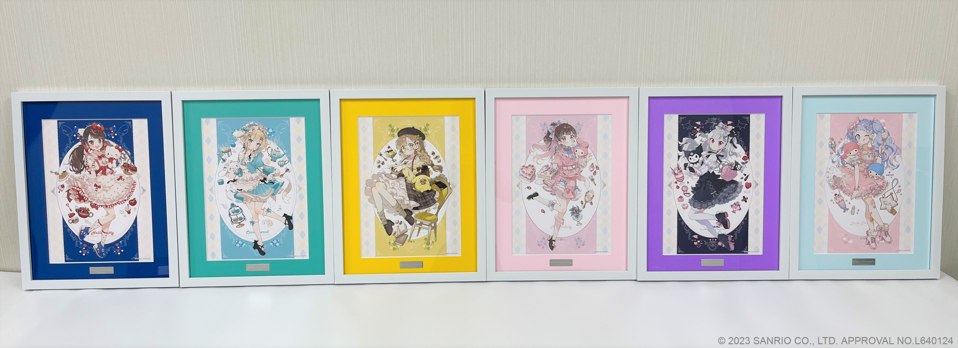 backsideworks サンリオコラボ ポスター 直筆サイン 韓国限定 ななしいんく」とサンリオキャラクターズのコラボグッズが登場