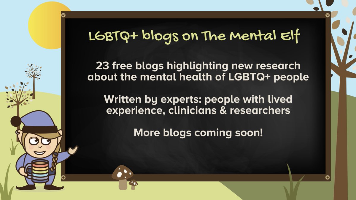 As #PrideMonth2023 draws to a close, we elves stand in solidarity with all of our friends &amp; colleagues in the LGBTQ+ community.

Let's work together to ensure good #MentalHealth for all!

Read our latest blogs on relevant &amp; reliable LGBTQ+ research

🏳️‍⚧️ elfi.sh/lgbtq 🏳️‍🌈