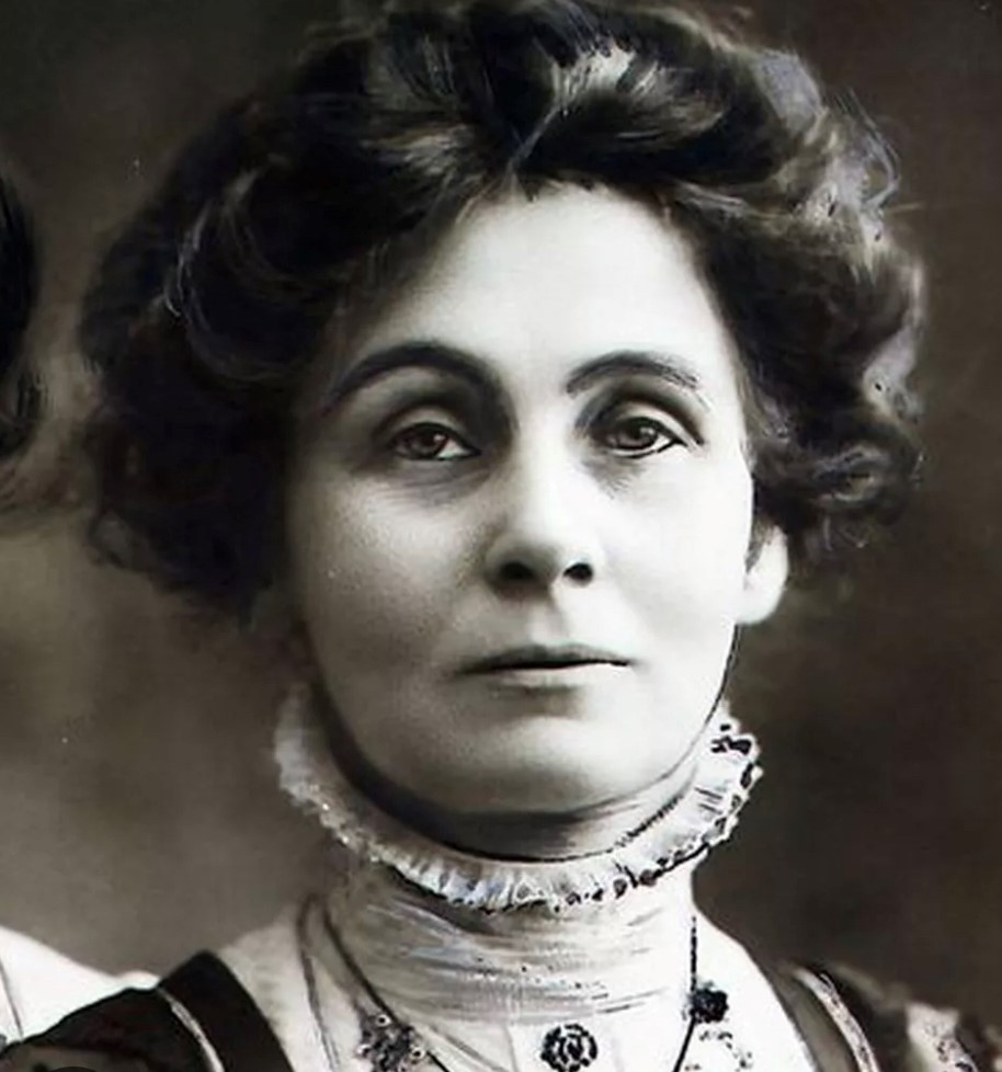 #EmmelinePankhurst born 14 July 1858 Suffragette imprisoned in her efforts to gain the vote for British women. “We are here, not because we are law-breakers; we are here in our efforts to become law-makers.”