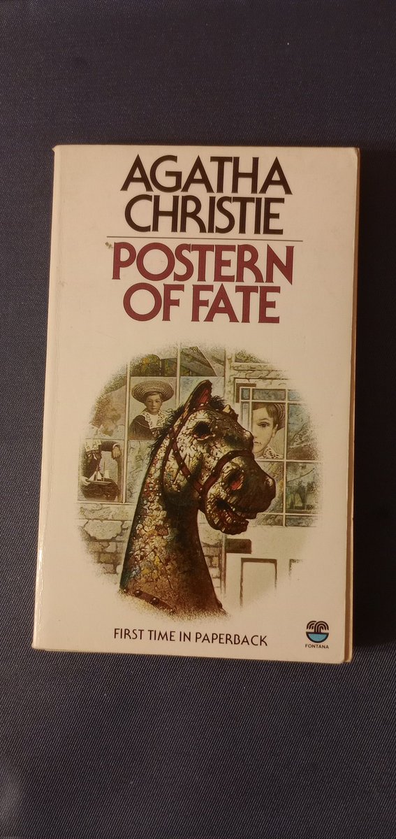 curlytopsmac's tweet image. #LancsReads2023 read &quot;Postern of Fate&quot; by Agatha Christie, Tommy &amp;amp; Tuppence move into a new house. A house that contains secrets from a long time. No one would be interested in those secrets now. Would they?