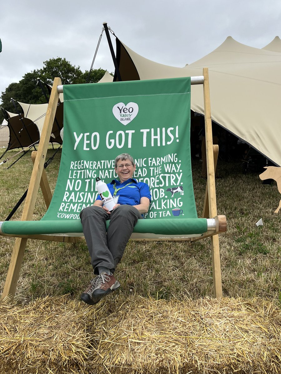Back @Groundswellaguk in 2023 with @yeovalley supporting regenerative organic and nature-friendly farming 👍