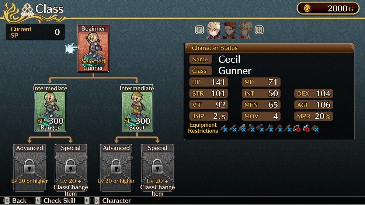 [System Introduction] Cecil can use a bow and a gun Cecil, the protagonist, can use a gun and a bow. The gun can only attack in a straight line but has a longer range than the bow. The bow has a wider attack range but cannot attack adjacent enemies. #MercenariesWings