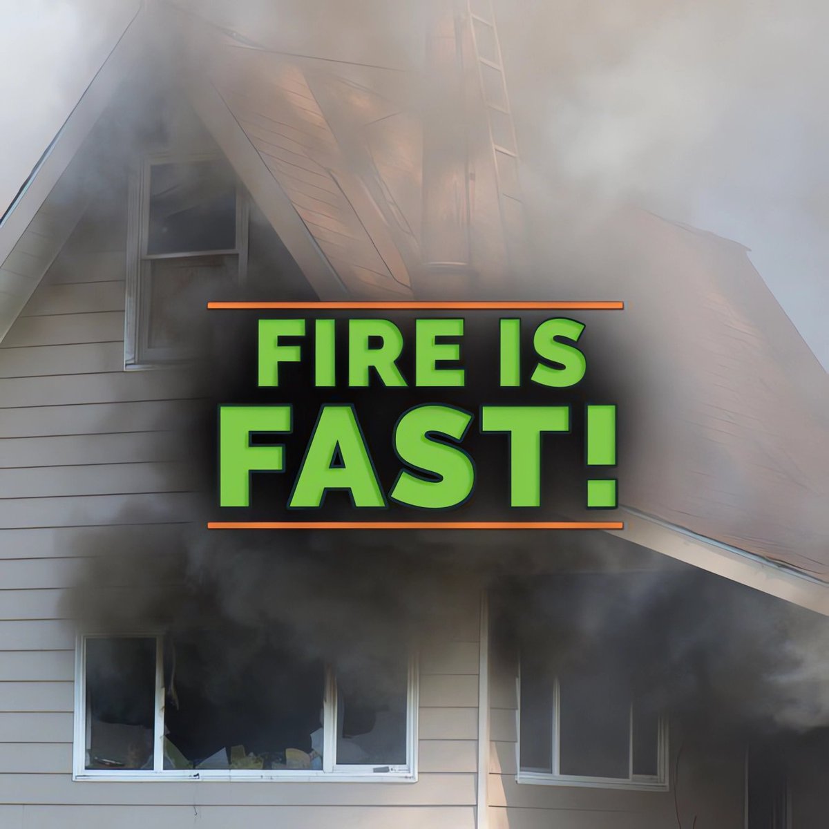 Do you know how quickly a fire can spread throughout a home? A small flame can become a major fire in 30 seconds, become life-threatening in 2 minutes, and engulf the residence in merely 5 minutes. Create and practice an evac plan to get out in under 5 minutes!