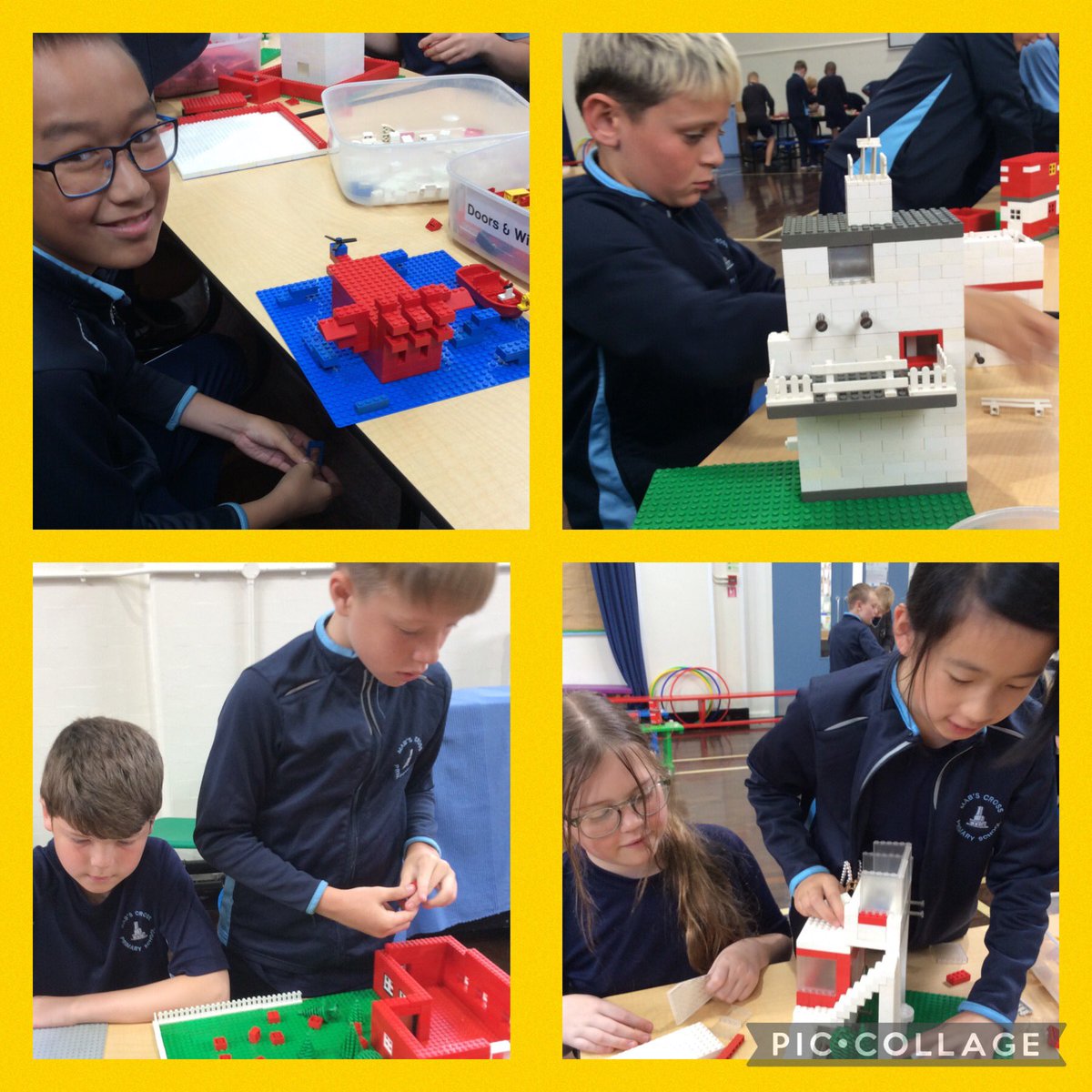 Year 5 HS enjoying the Creative Builders Lego Workshop.