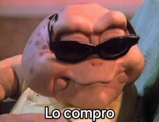Yo cuando al fin tengo algo de plata y veo algo completamente innecesario para mi vida