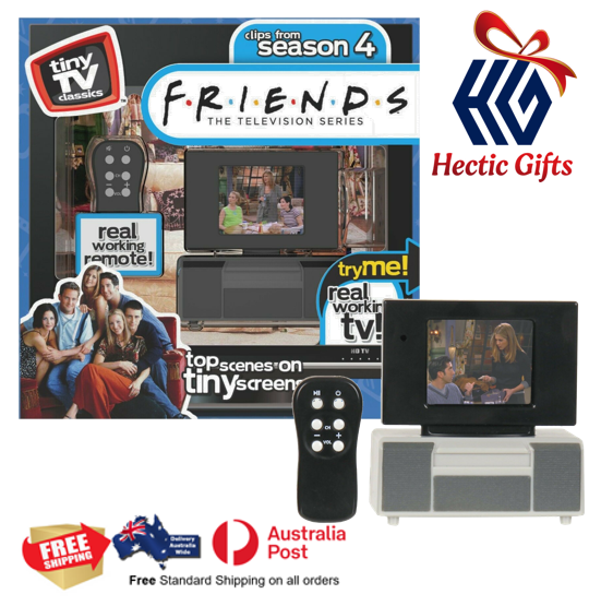 NEW - Tiny TV Classics: Clips from FRIENDS Season 4

ow.ly/bGYN50Kcgq0

#New #HecticGifts #BasicFun  #TinyTV #ClassicTV #Television #Friends #TVShow #ShortClips #SeasonFour #Collectible #Minature #TV #RemoteControl #Cute #FreeShipping #AustraliaWide #FastShipping