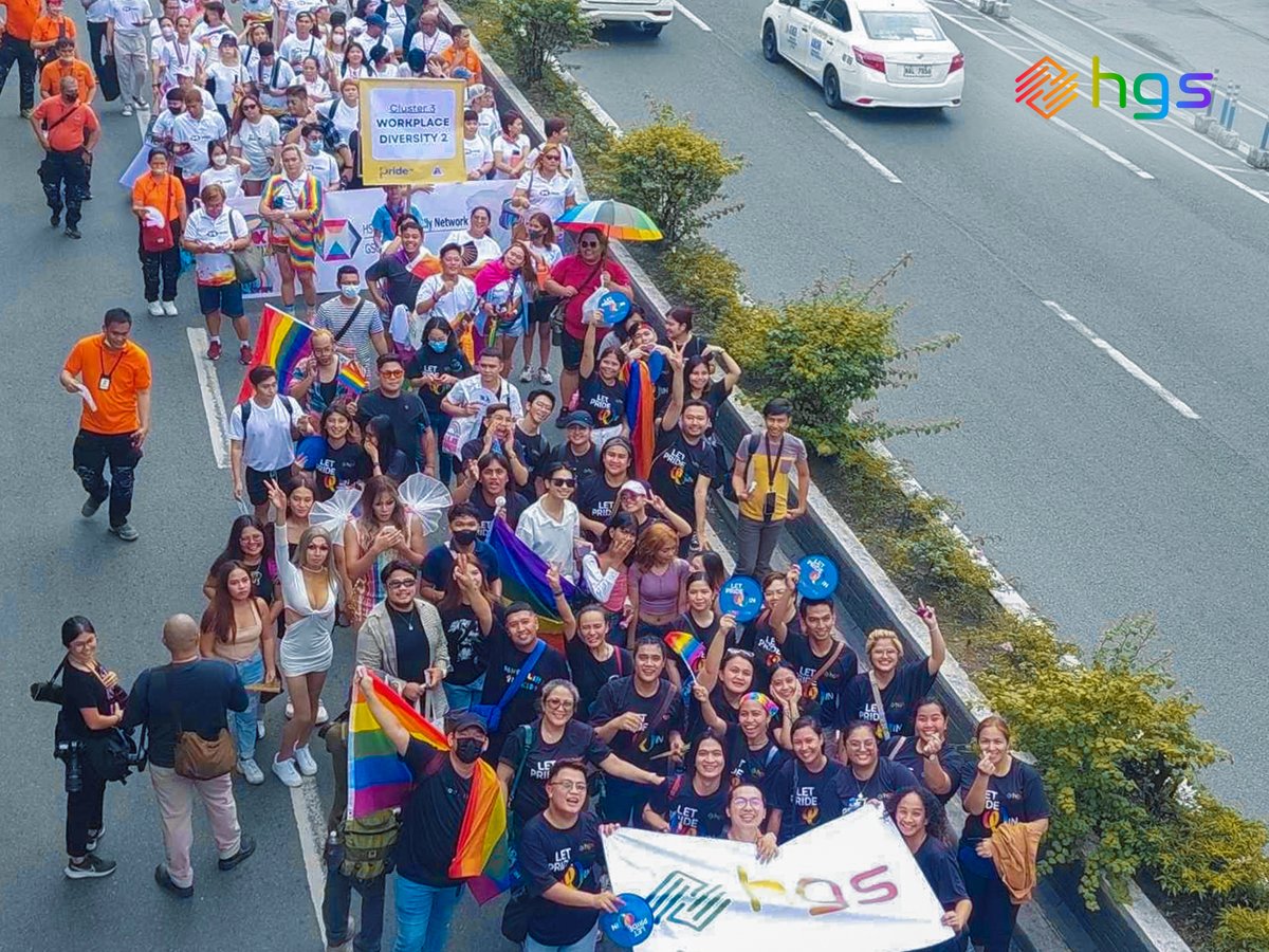 LifeAtHGS's tweet photo. #HGSPhilippines proudly marched with love alongside the LGBTQIA+ community during the Quezon City Pride March last June 24.

Join us: https://t.co/xUTTJWxDFv

#PrideMonth #TeamHGS #LifeAtHGS #DiversityAndInclusion #Pride #Pride2023 #HumansOfHGS #LetPrideWin https://t.co/skf5G8QcTO