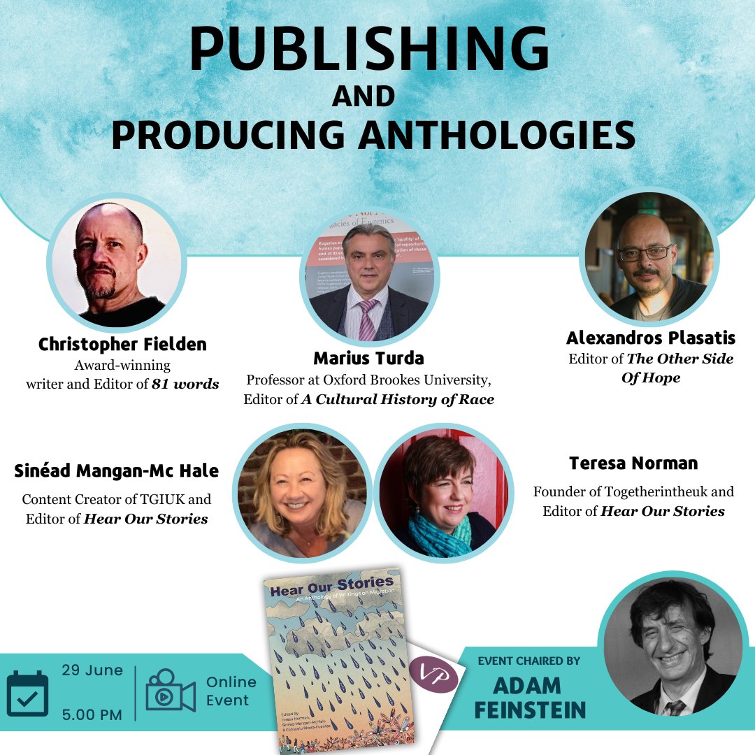 TogetherintheUk's tweet photo. https://t.co/zF9ap36sXu
Join us tomorrow (29th) for our online event, Producing and Publishing Anthologies. Chaired by @AdamFeinst,  organized by @VictorinaPress and @TogetherintheUk.  Speakers include @mariusturda, @OtherSideLitMag,  @ChrisFielden and us. https://t.co/aWVX1SVr1Z