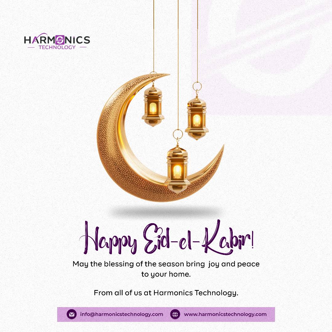 Here's wishing you the goodness and joy that comes with the season.

Happy Eid-el-Kabir!

#eidelkabir #celebration #eidcelebration #season #harmonicstechnology