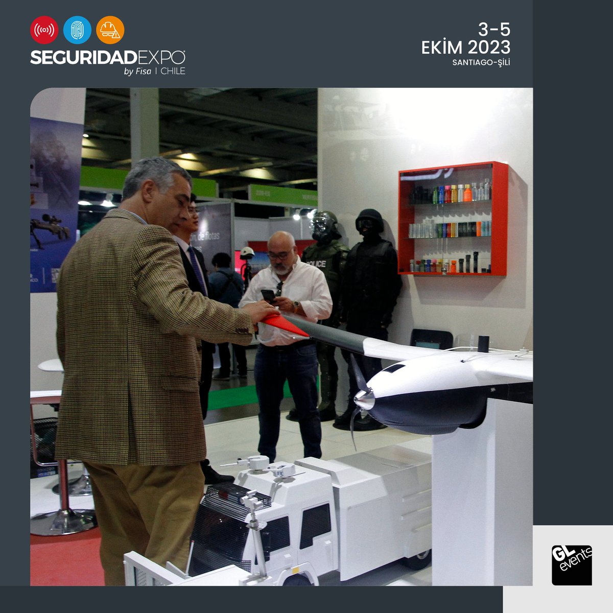 gleventstr's tweet image. Latin Amerika’nın lider güvenlik ve savunma sanayii fuarı Seguridad Expo, 3 - 5 Ekim 2023'te Şili’nin Santiago kentinde gerçekleşecek.

Detaylı bilgi için 👉 exhibitions.turkey@gl-events.com

seguridadexpo.cl/en

#glevents #gleventsexhibitionsturkey #seguridadexpo