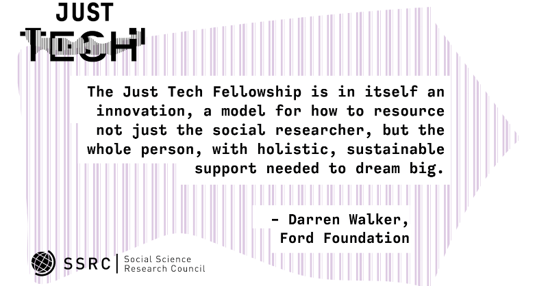 darrenwalker's tweet photo. Join us in congratulating the 2023 #JustTech Fellows, seven leaders who will tackle complex issues at the intersection of tech and social justice, toward a more equitable and representative future for all. #PublicInterestTech #JustTechFellowship