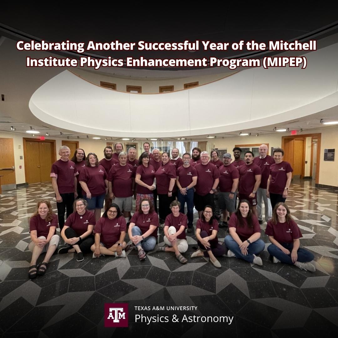 Cheers to another amazing year of MIPEP! 🎉 Our program empowers teachers to master physics concepts, discover impactful teaching strategies, and elevate student achievement in physics. Learn more @ tx.ag/MIPEP #PhysicsEducation  #MIPEP #TAMU
