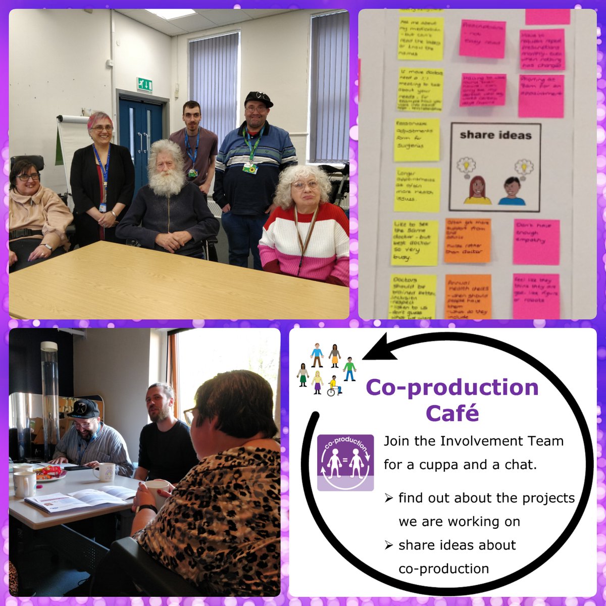 InvolveLYPFT's tweet image. #coproductionweek Today’s co-production success story is our Co-production Cafes. We held our first café during Co-production Week 2022 and we now run them every month. More information can be found on our website learningdisabilityservice-leeds.nhs.uk/co-production/ @LeedsandYorkPFT