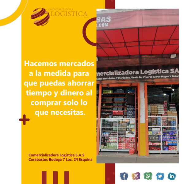 Ahorra tiempo y dinero con nuestros mercados hechos para tus necesidades.

📲 Tel. 📱 (+57) 313 2451101
📍 Av. Carrera 80 No 2 – 51

#mercadospersonalizados #productosunicos #personalizacion #diseñocreativo #productoexclusivo