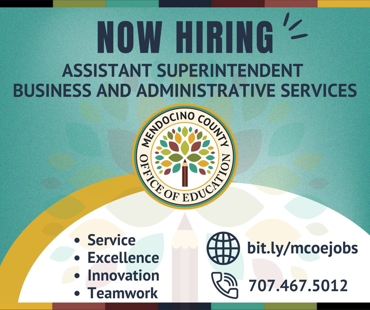 Join MCOE to lead our Business & Admin Services, Maintenance & Operations, Technology, & Human Resources departments. Learn more about this and all of our open positions here:  bit.ly/mcoejobs #leadership #education #edjobs #jobsineducation