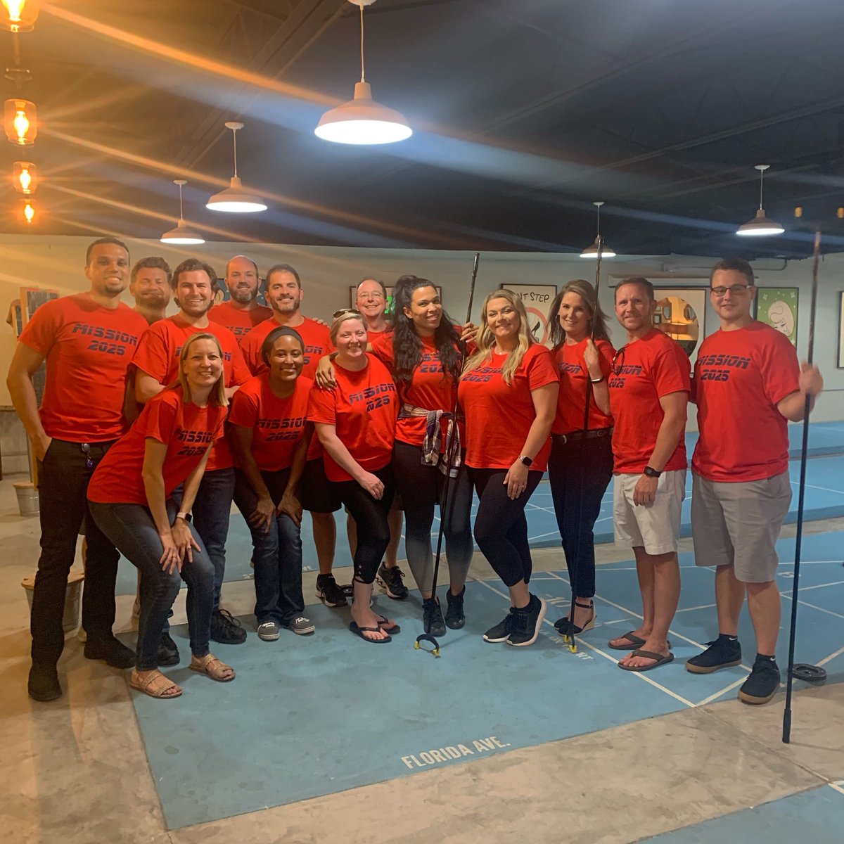 Planning a corporate event? We offer catering and drink packages and shuffleboard is a great team building activity! spt.to/74XAqG