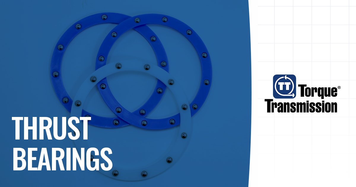 TorqueTrans's tweet photo. At Torque Transmission, we manufacture thrust bearings in a range of sizes and materials – inch, metric, carbon, or stainless steel. We will find the thrust bearing that fits your requirements. 

Learn more about Torque Transmission's thrust bearings here: https://t.co/yO6Bdt8T9s https://t.co/hVzMGUslxx