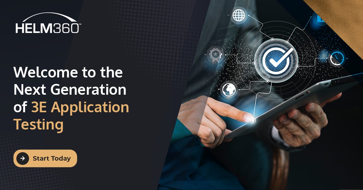 helm360's tweet image. Is your #lawfirm avoiding a #3E upgrade or implementation because application testing is too laborious & time-consuming?
Our Automated 3E Application Testing tool makes #applicationtesting a one-click operation that takes hours instead of months.
Visit at loom.ly/GxEHVhE