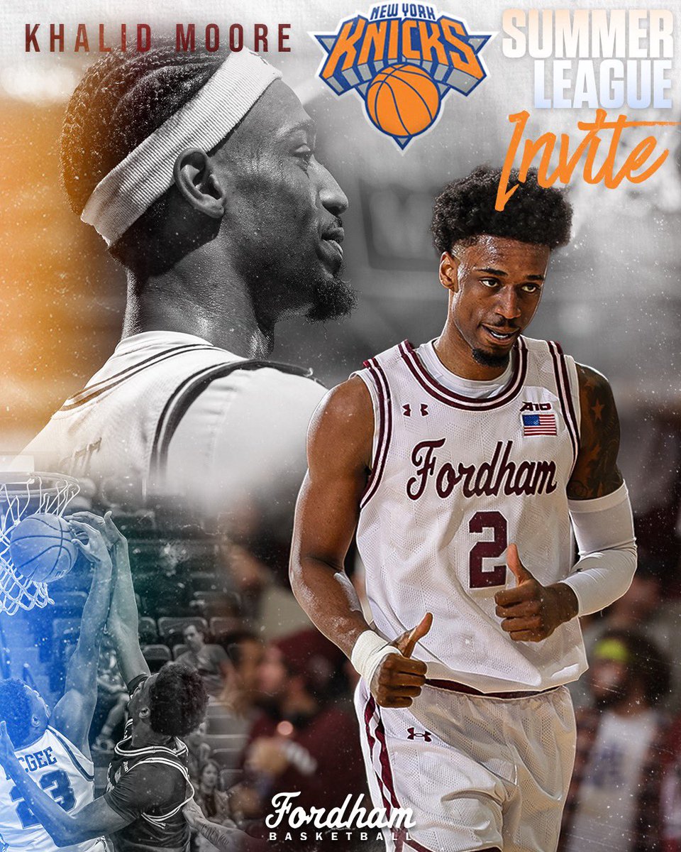 See you in Vegas‼️

Congrats to Khalid Moore on earning an <a href="/NBASummerLeague/">NBA Summer League</a> invite from the <a href="/nyknicks/">NEW YORK KNICKS</a> 

<a href="/Kaptin02/">Khalid</a> 

tinyurl.com/29emhhsd