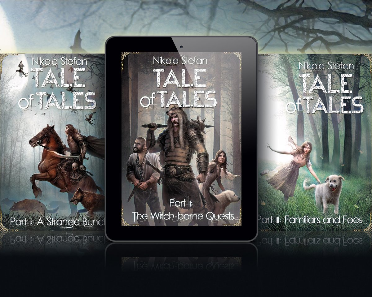 TheNikolaStefan's tweet photo. Slight rebranding of #TaleOfTalesSeries #eBook covers from #BlackAndWhite to half-color. What do you think, #epicfantasy #booktwitter #booklovers #fantasybooks #readingcommunity folks? Like if these #bookcovers are better than #bnw ones on my series page: https://t.co/BMFSYCWEpi https://t.co/OTxDrVjeJV