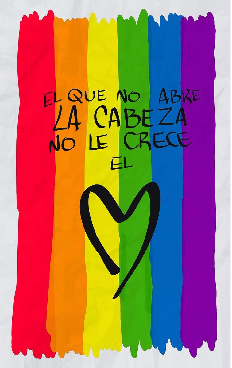 Que el amor sea siempre libre 
❤️🧡💛💚💙💜