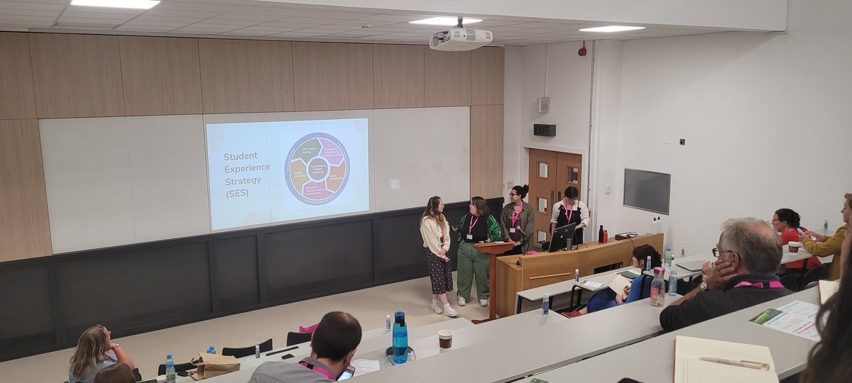 Always great to see student-led presentations at conferences. Looking forward to this talk on a student champion mission which feeds into a student experience strategy! #efye2023 #studentled
