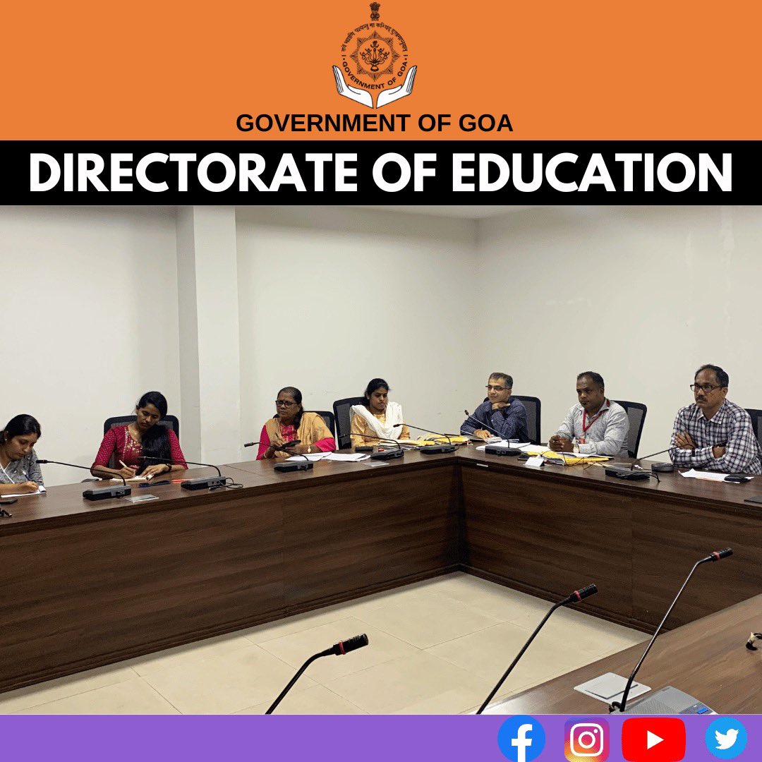 Virtual meeting by the Ministry of Education, Government of India with the States/UTs  to review the progress of  1st instalment proposal of PM- POSHAN.

Date: 28 June 2023
#directorateofeducation #education #India #Goa #PMPOSHAN #State #UT #middaymeal