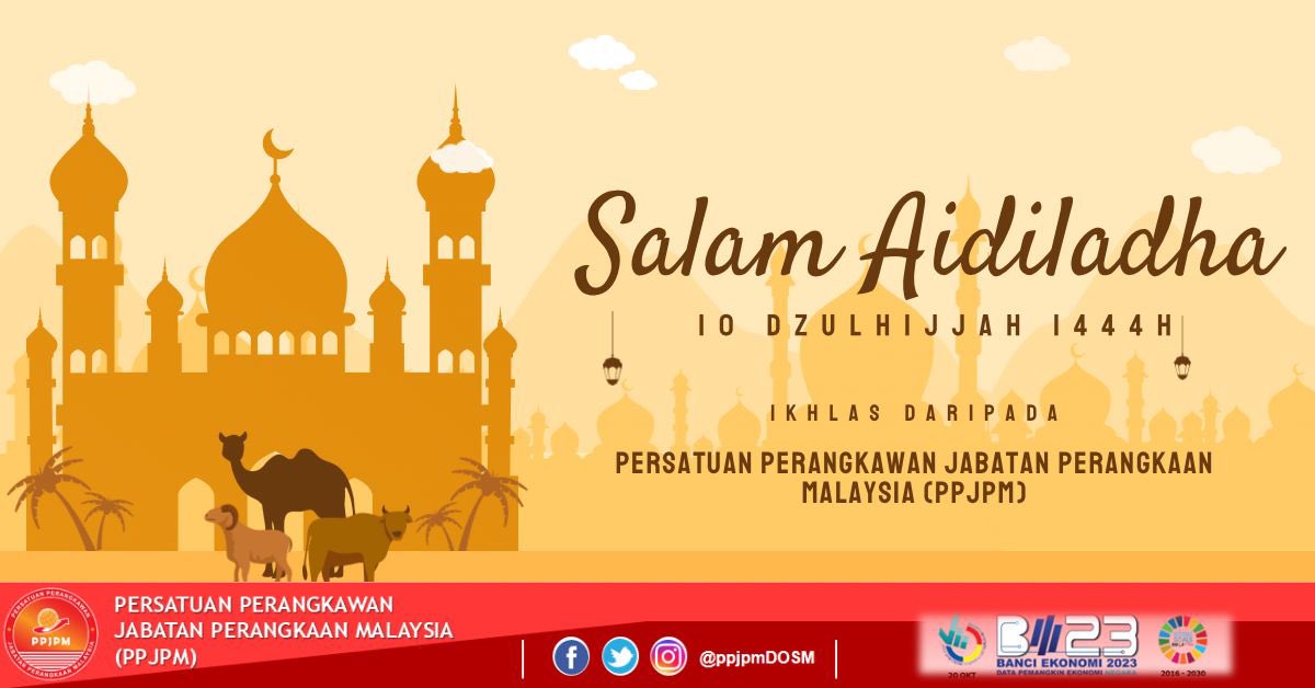 Selamat Menyambut Hari Raya Aidiladha 1444H

#DOSM
#HariRayaAidilAdha
#StatistikSegalanyaPasti
#BanciEkonomi2023