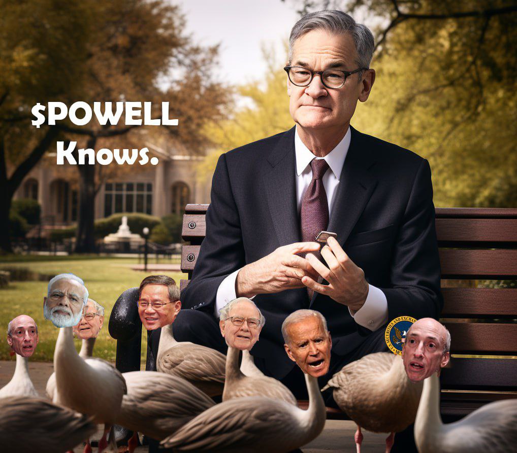 JPowellERC's tweet photo. @jiehiea @ChadCoin_Meme There is 0/0 Tax on Buy/Sell. I encourage to take over the Jeets now - $Powell Knows
#PowellKnows https://t.co/OOwqg9FUxG