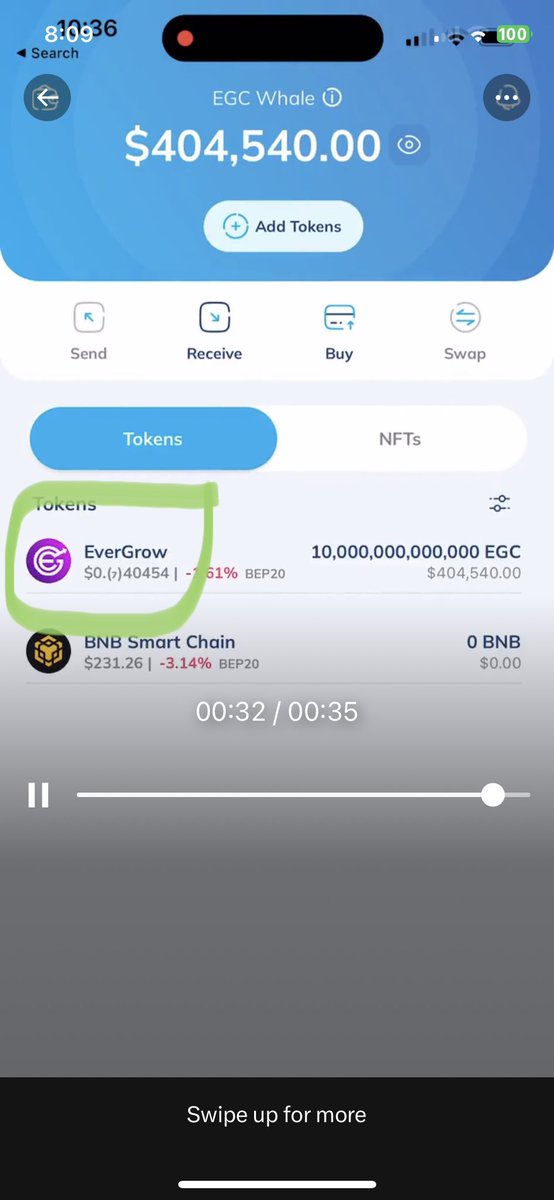 Such a cool thing to see a suggestion made by the <a href="/evergrowcoinEGC/">Formerly EverGrow</a> community reflected in the soon-to-be-released AtlasWallet! 💪🏼 From the main wallet, you’ll finally be able to see the price of any token that is below $0. Such a simple yet massive improvement from other wallets!