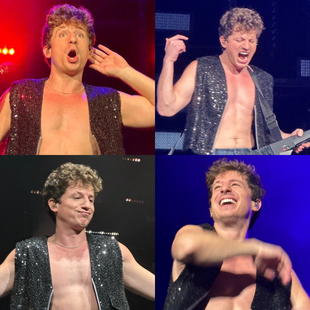 😮🤪😏😁 the many faces of @charlieputh haha 
#TheCharlieLiveExperience