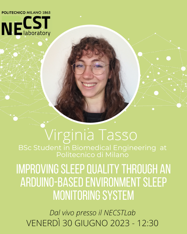 necstlaboratory's tweet image. Venerdì continuano i nostri #NECSTFridayTalk, nel prossimo incontro avremo con noi Virginia Tasso e Marco Venere, che ci presenteranno le anticipazioni dei paper accettati ad EUROCON 2023.
Alle 12:30, dal vivo presso il NECSTLab.
#NECSTLab #research