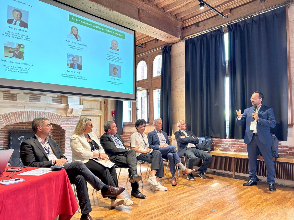 | 10 ans OPTA LP | 

Merci aux intervenants de cette table ronde. 

M. Philippe Pichery, <a href="/AubeDepartement/">Département de l'Aube</a>, Isabelle Heliot-Couronne <a href="/regiongrandest/">Région Grand Est</a>, M. Philippe Adnot <a href="/FondationUTT/">Fondation UTT</a>, Farouk Yalaoui <a href="/UTTroyes/">UTT à Troyes</a>, Francis BECARD <a href="/TechnopoleAube/">Technopole de l'Aube en Champagne</a>, Isabelle Schultz -Kuhn @GrandENov.