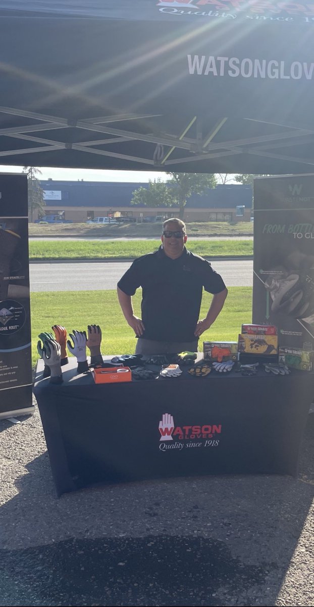 mickstero's tweet photo. Watson Gloves is attending the Prime Fasteners Pre Stampede BBQ today in Calgary. Come say hi to Mick Olson in our booth.#PrimeFasteners #WatsonGloves #TheWearIsThere #HandProtection https://t.co/gbv8wkYTY7