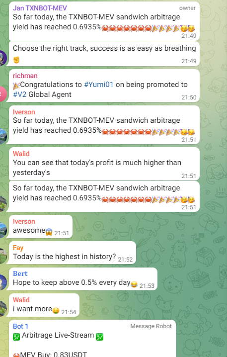 ahmadafiqnabil's tweet photo. A good project creates a good community atmosphere. #Cryptocurrency enthusiasts are welcome to join the group for investigation.
Official Telegram Group:https://t.co/XIZDhr77b2
#MEV non-destructive arbitrage——the first arbitrage market dividend business model https://t.co/DIrImKENNS