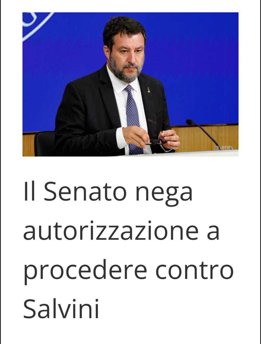 La discussione tra #Salvini e #Meloni sarà andata più o meno così :
Voi negate la richiesta di #autorizzazioneaprocedere nei miei confronti per le opinioni espresse su #CarolaRackete, all'epoca dei fatti comandante della #SeaWatch3, ed io non rompo sulla #Santanché?

Che dite?