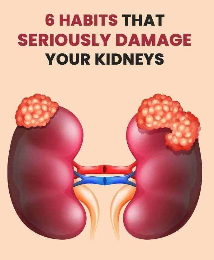 Nutrition Guide on Twitter "6 habits that cause kidney damage"