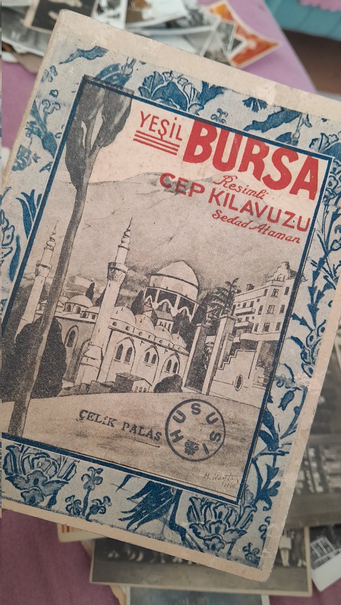 1940'lı yıllar da Sedad Ataman tarafından hazırlanmış Turistik Bursa Cep Rehberi. Koleksiyonumdan

#eskibursa
#eskibursafotoğrafları
#bursakoleksiyonu
#kerimbayramoğlu
#bursatarih
#bursaturizm