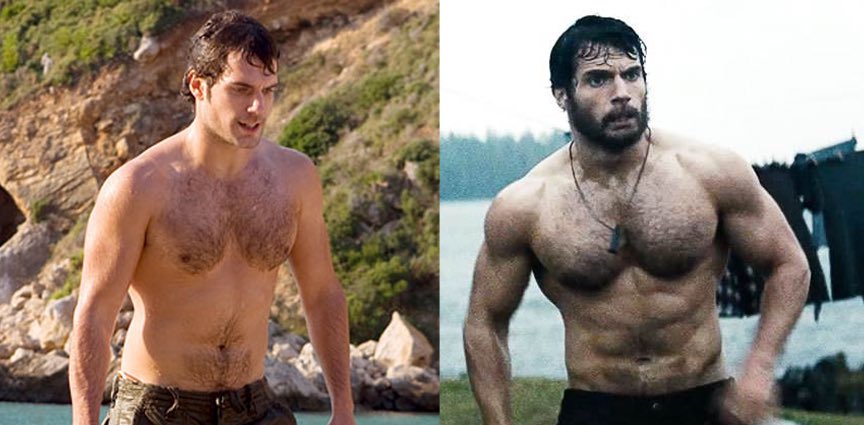 To anyone bodyshaming David Corenswet for whatever stupid reason, just remember the body transformation Henry Cavill pulled off to get the Superman physique