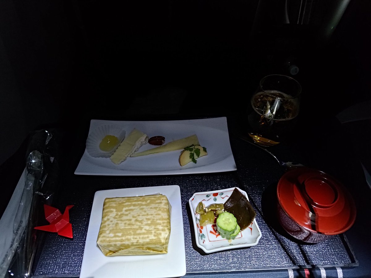 JAL food actually pretty delicious