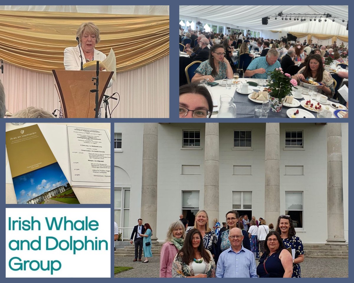 Honoured to be invited to @PresidentIRL to attend a garden party at Áras an Uachtaráin to celebrate Biodiversity & Sustainability as part of @IWDGnews. Thanks 2 @GalwayAquarium for supporting my role on the board #iwdg #biodiversity #Sustainability #WeAreIslanders