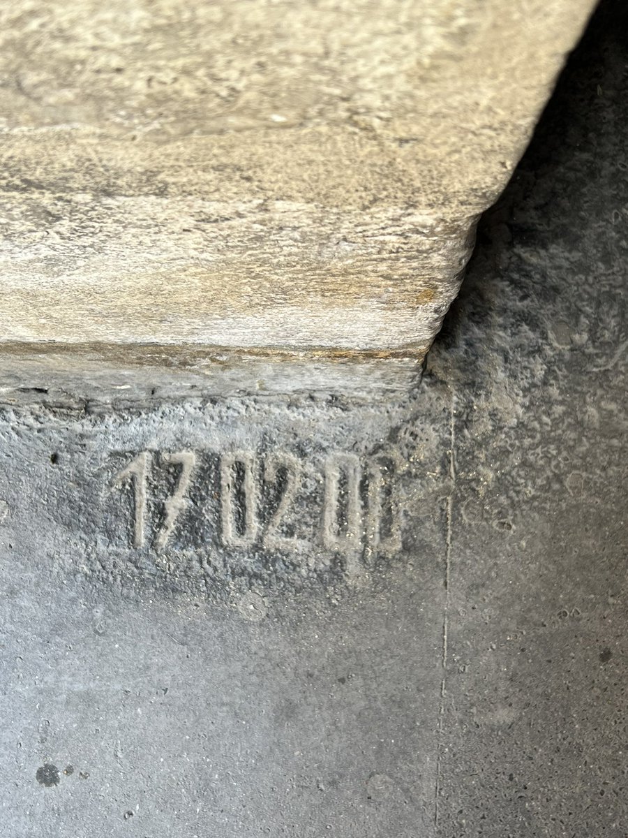 tomdyckhoff's tweet photo. POSTCARD FROM PARIS

I spent most of my time in Paris noticing for the first time all the dates that (presumably) utility companies press into drying pavement asphalt after digging it up for repairs.

Because that's the way I roll. https://t.co/hMcwWebYR7