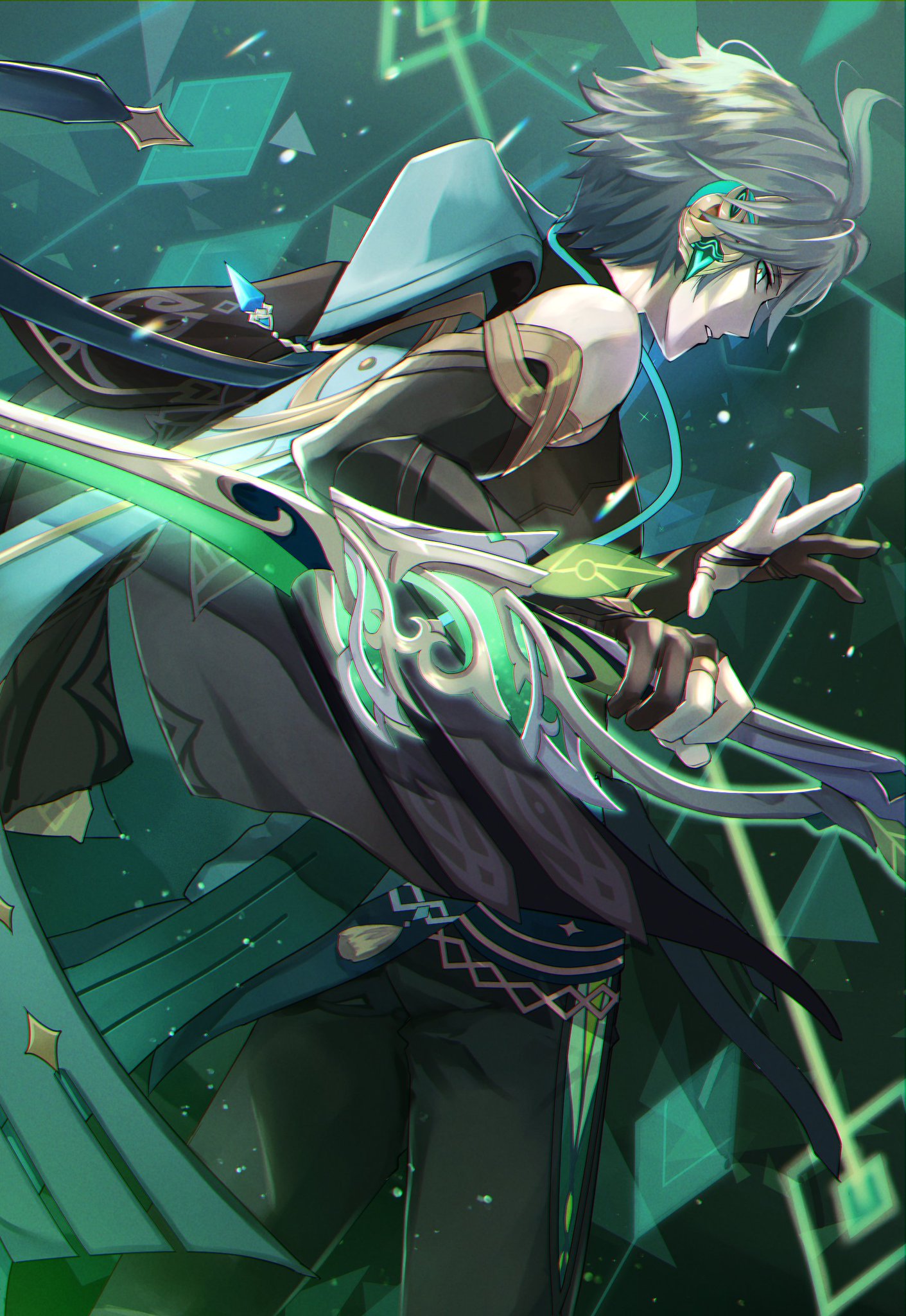 イラスト　原画　リーベド・マリーナ 「疾駆」 我門に春は来にけり蝶が来て —阿部みどり女 waga kado ni haru